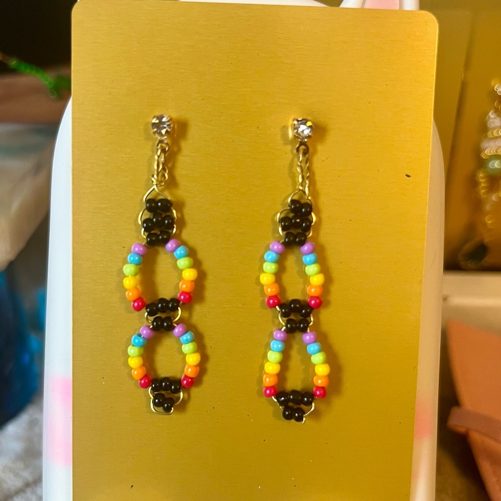 Colorful Beaded Earrings